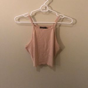 Light pink crop tank